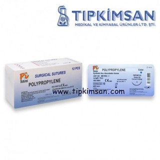 PROLEN (POLYPROPYLENE) İPLİK 3/0 26 MM KESKİN  - 12 ADET