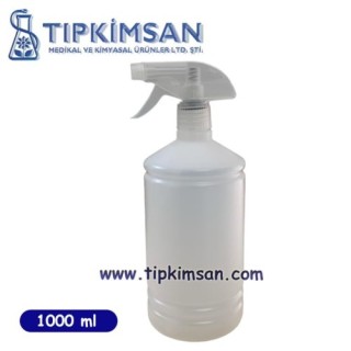 Sprey Başlıklı Plastik Şişe 1000 ML - Triger Başlık