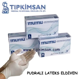 MUAYENE ELDİVENİ - LATEX - 100 Adet - LARGE