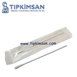 STERİL EKÜVYON ÇUBUĞU PLASTİK-15 cm-Pamuklu-100 Ad.