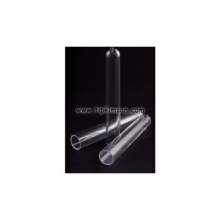 PLASTİK - SORVAL TÜP P.S 12x75 mm - Şeffaf 500 Adet