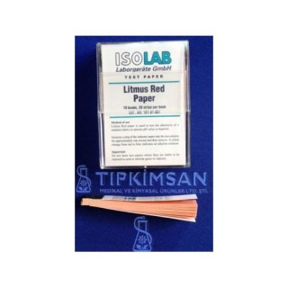 TURNUSOL KAĞIDI KIRMIZI - 200 Test Stribi