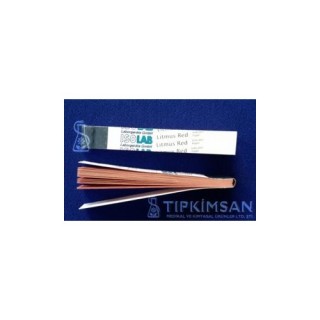 TURNUSOL KAĞIDI KIRMIZI - 40 Test Stribi