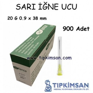 Steril İğne Ucu - SARI - 900 Adet