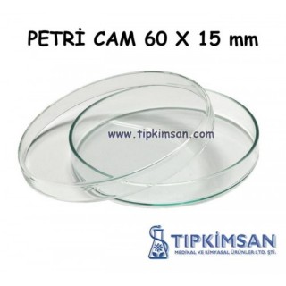 PETRİ KUTUSU - CAM - 60 X 15 mm