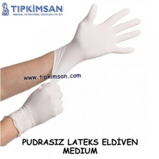 PUDRASIZ LATEKS ELDİVEN MEDIUM - 100 ADET