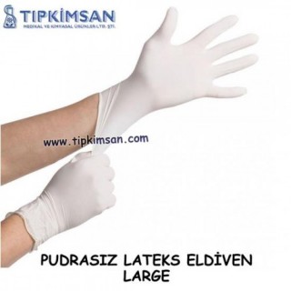 PUDRASIZ LATEKS ELDİVEN LARGE - 100 ADET