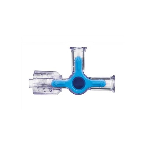 Steril Urunler Bicakcilar Uc Yollu Musluk Mavi