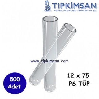 TÜP PLASTİK SORWAL - P.S. 12 x 75 mm - 500 Adet