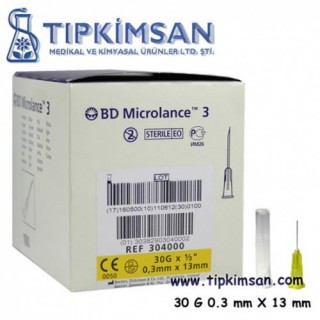 Mezoterapi iğnesi 30 G - 13 mm. -100 Adet