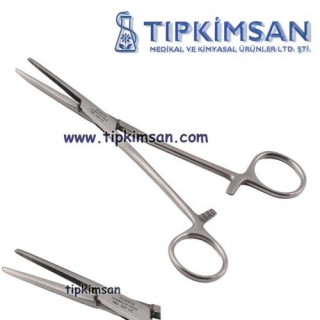 HEMOSTATİK PENS - 160 mm Crille Tipi - Düz
