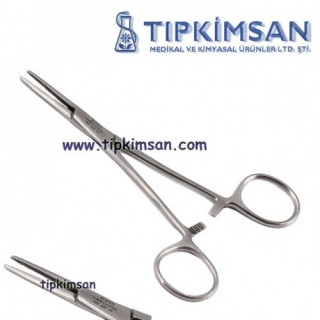 HEMOSTATİK PENS - 140 mm Crille Tipi - Düz