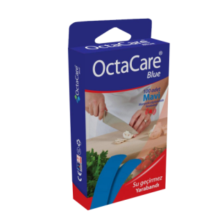 OctaCare Mavi Yarabandı 100 Adet (Manyetik Algılanabilir)