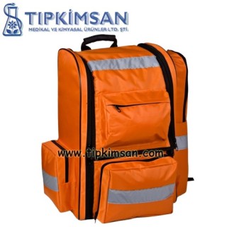 İlk Yardım Sırt Çantası Turuncu - ACİL KURTARMA ÇANTASI