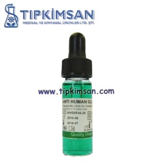 COOMS TESTİ - ANTİ HUMAN GLOBULİN Coombs  Serumu 10 Ml - 100 Test