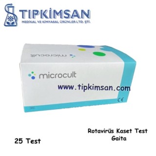 Rotavirüs Kaset Test -  Gaita - 25 TEST 