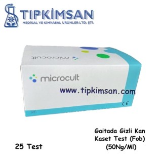 Gaitada Gizli Kan Kaset Test (Fob) (50Ng/Ml) - 25 TEST 