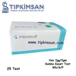 Hav Igg/Igm Kombo Kaset Test - Wb/S/P - 25 TEST
