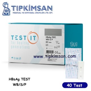 HBSAG KASET TEST - 40 TEST - RAPİDAN TESTER