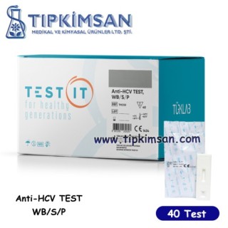 HCV KASET TEST - 40 TEST RAPİDAN 