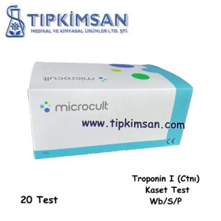 Troponin I (Ctnı) Kaset Test, Wb/S/P - 20 TEST 