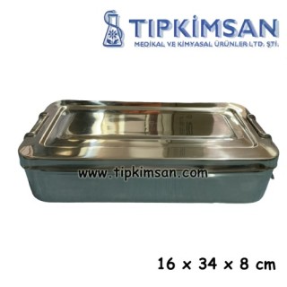 ALET KUTUSU - Paslanmaz Çelik - 16 x 34 x 8 cm