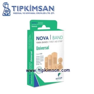 UNİVERSAL KARMA YARA BANDI 25 ADET - NOVA BAND