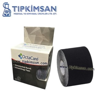 Kinesiyoloji Kavrama Bandı - 5 cm X 5 m - Siyah