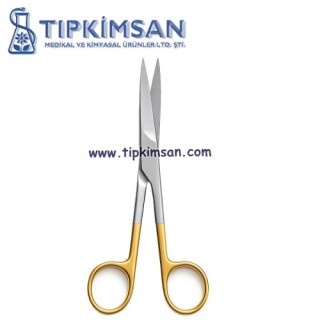 CERRAHİ MAKAS SİVRİ/SİVRİ 15 CM TC - DÜZ 