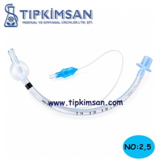 Entübasyon Tüpü (Endotrakeal tüp) Kaflı (Balonlu) No: 2,5