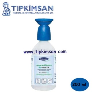 KİMYASAL GÖZ DUŞU SOLÜSYONU 250 ML Steril Fosfat 4.9% ACTİOMEDİC BİOPHOS 74