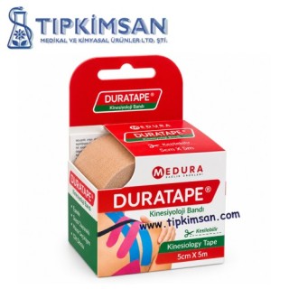 Duratape Kinesiyoloji Ağrı Bandı 5 cm x 5 m TEN Rengi