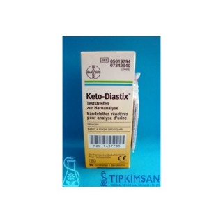 Keto-Diastix - 50 Test - BAYER- Glikoz/Keton