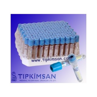 VAKUMLU TÜP-2 ml. SODYUM SİTRATLI-B.D.Mavi Kapak- 100 Adet