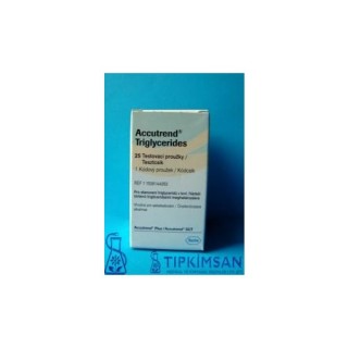 ACCUTREND TRİGLYCERİDES 25 STRİP