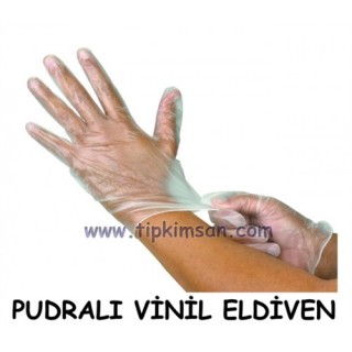 MUAYENE ELDİVENİ VİNİL- PUDRASIZ - 100 Adet SMALL