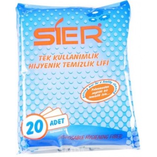 HİJYENİK TEMİZLEME LİFİ - 20 Adet