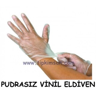 Vinil Muayene Eldiveni Pudrasız -100 Adet