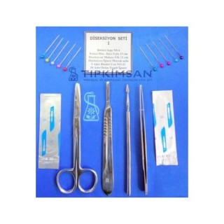 DİSEKSİYON SETİ I - 6 Parça Bistüri Sapı No:4