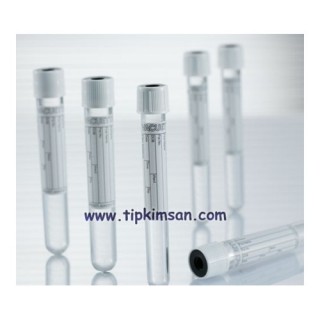 BOŞ VAKUMLU TÜP 9 ML - KATKISIZ - AKTİVATÖRSÜZ - 50 Adet - BEYAZ KAPAK - GREINER- KOD:455001
