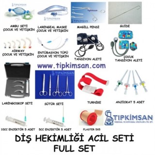 DİŞ HEKİMİLİĞİ ACİL SETİ - FULL SET