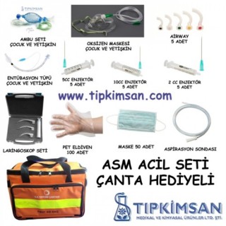 ASM ACİL MÜDAHALE SETİ ÇANTA HEDİYELİ