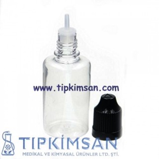 ŞEFFAF PET ŞİŞE 30 ML Sivri Uç Damlalık