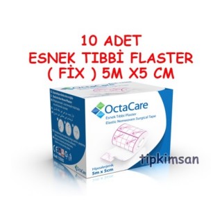 OCTACARE ESNEK ( FİX ) FLASTER 5m X 5cm 10 ADET