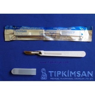 PLASTİK SAPLI BİSTÜRİ NO:10