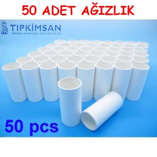 KARTON AĞIZLIK - 50 ADET - PEAK FLOWMETRE İÇİN AĞIZLIK