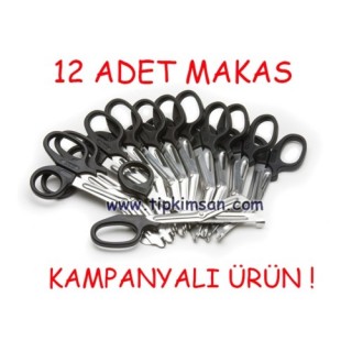 Trauma Makası - Bandaj Makası 14 Cm - 12 ADET
