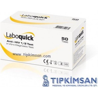 HIV 1/2 KASET TEST - 50 Test - Laboquick