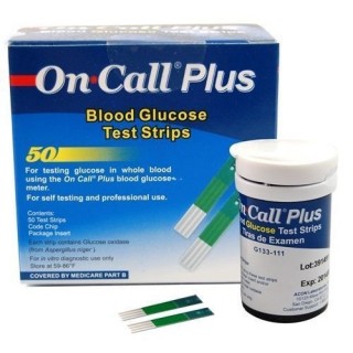 ONCALL PLUS KAN ŞEKERİ STRİPİ 50 Test