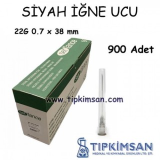 Steril İğne Ucu - SİYAH - 900 Adet